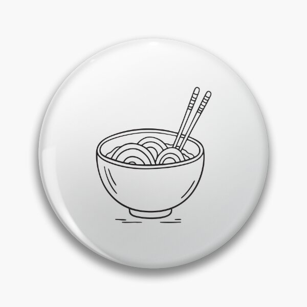 Item preview, Udon Bowl with Resting Chopsticks designed and sold by rasagamastore.