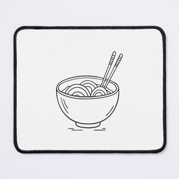 Item preview, Udon Bowl with Resting Chopsticks designed and sold by rasagamastore.