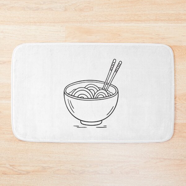Item preview, Udon Bowl with Resting Chopsticks designed and sold by rasagamastore.