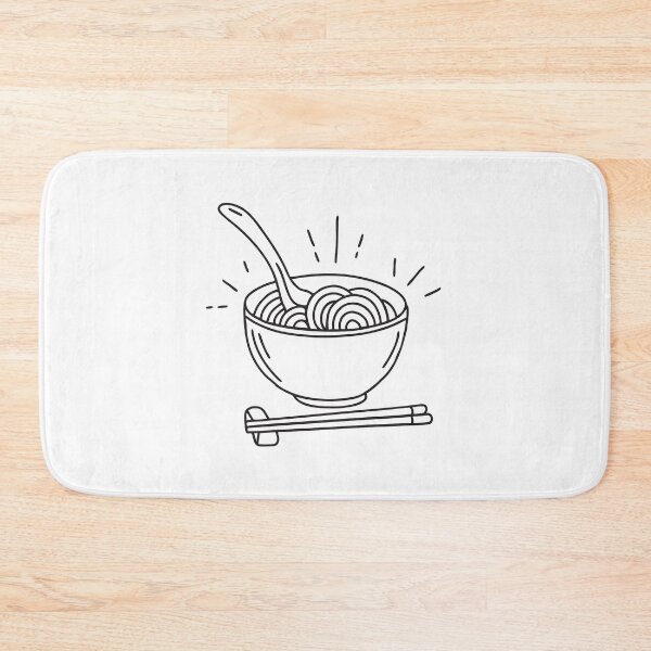 Item preview, Udon Bowl with Ladle and Chopsticks designed and sold by rasagamastore.