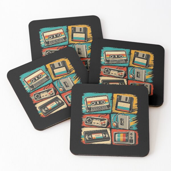 Item preview, Retro 80s Tech Essentials Vintage Nostalgia Collection designed and sold by haitrieuic96.
