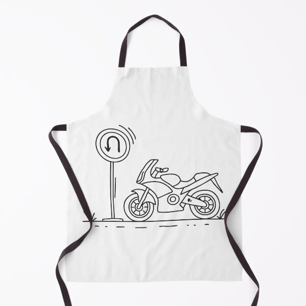 Item preview, Motorcycle Near U Turn Marking designed and sold by rasagamastore.