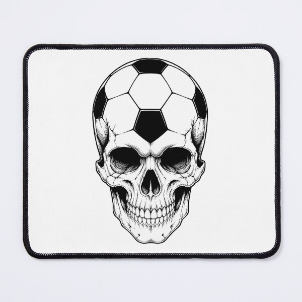 Item preview, Soccer Ball Human Skull Silhouette designed and sold by Anne97s.