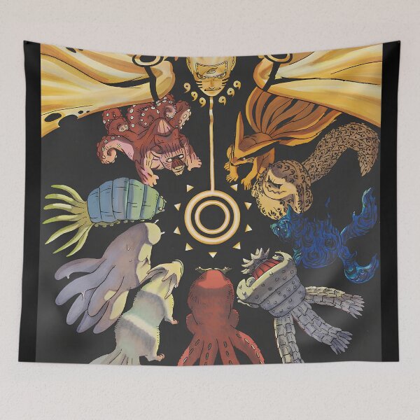 Item preview, the hero of villages [[nanarutos]] with all bijus designed and sold by arcaneaeri.