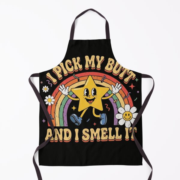 Item preview, I Pick My Butt And I Smell It Retro Funny Star Rainbow Design designed and sold by haitrieuic96.
