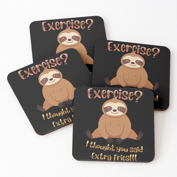 Item preview, Exercise? I Thought You Said Extra Fries!!! designed and sold by Eranthe Bernardo.