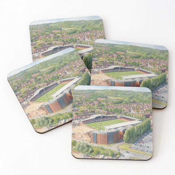 Item preview, Wrexham Racecourse Ground Watercolour Art Print designed and sold by ArtworkNorth.