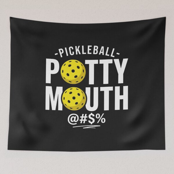 Item preview, Pickleball Potty Mouth T-Shirt, Funny Pickleball Player Gift, Pickleball Lover Graphic Tee designed and sold by Trendably.