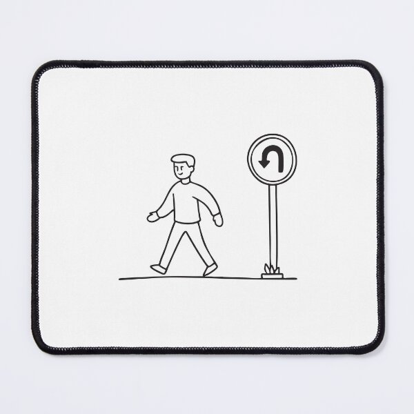 Item preview, Passerby Near U Turn Traffic Sign designed and sold by rasagamastore.