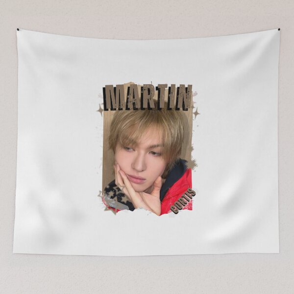 Item preview, CORTISs Martin Kpop Boy Group Black and White Collage Digital Art Portrait designed and sold by AJUNICE STUDIO.