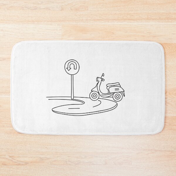 Item preview, Scooter Near U Turn Arrow designed and sold by rasagamastore.