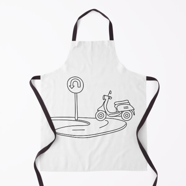 Item preview, Scooter Near U Turn Arrow designed and sold by rasagamastore.