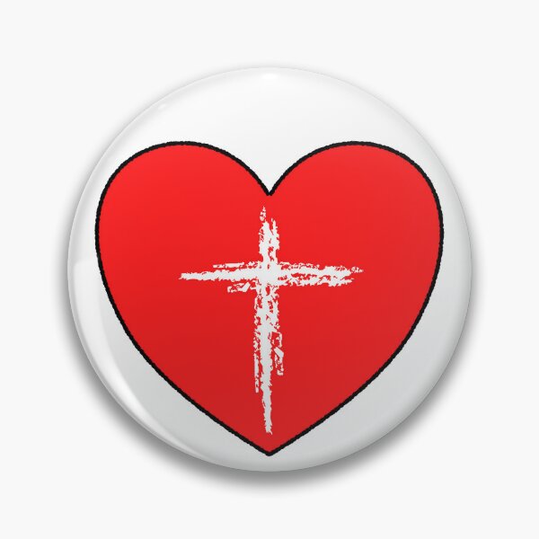 Item preview, Heart with cross designed and sold by QuanntixArt.