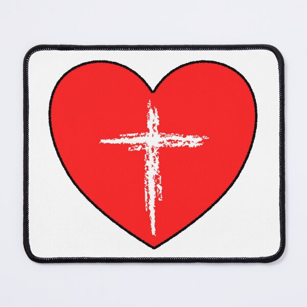Item preview, Heart with cross designed and sold by QuanntixArt.