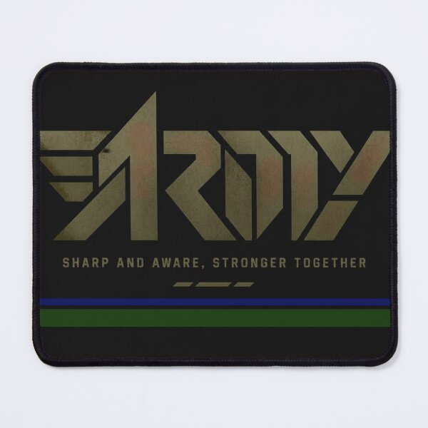 Item preview, ARMY – Sharp and Aware, Stronger Together designed and sold by UrmiCreation.
