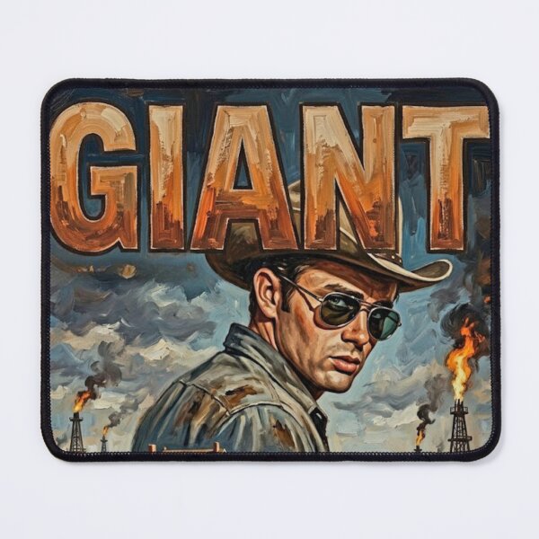 Item preview, Giant Retro Texas Epic Western Drama Tribute Art Movie Poster designed and sold by Art's Diner.