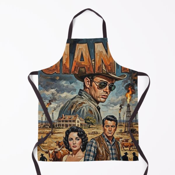 Item preview, Giant Retro Texas Epic Western Drama Tribute Art Movie Poster designed and sold by Art's Diner.
