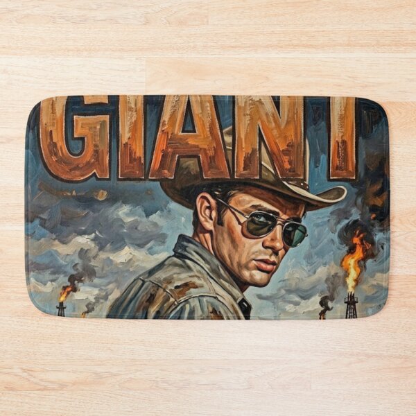 Item preview, Giant Retro Texas Epic Western Drama Tribute Art Movie Poster designed and sold by Art's Diner.