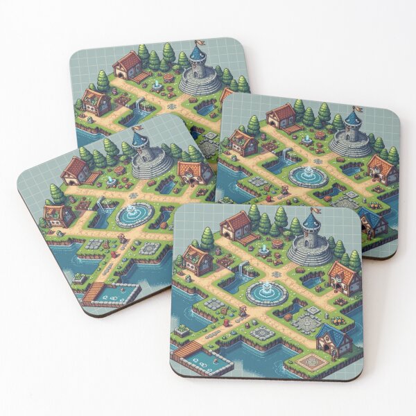 Item preview, Isometric Fantasy RPG Town Map Pixel Art designed and sold by EchoWave11.