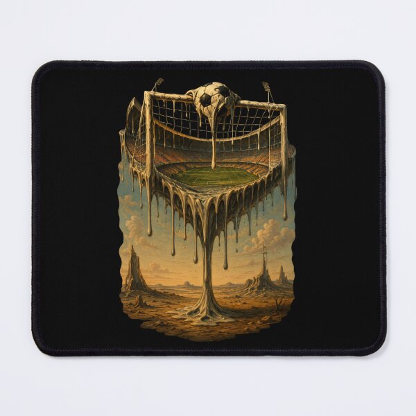 Item preview, Melting Soccer Stadium Surrealism Art Print designed and sold by Anne97s.