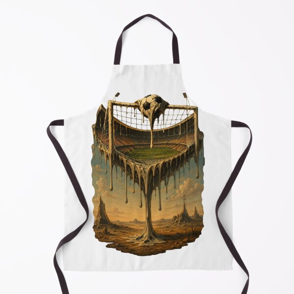 Item preview, Melting Soccer Stadium Surrealism Art Print designed and sold by Anne97s.