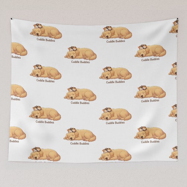 Item preview, Adorable Cuddle Buddies Dog and Cat designed and sold by katiecorners.