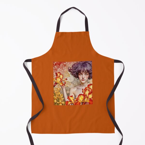 Item preview, Vintage Portrait with Red Lilies designed and sold by ©Janis Zroback.