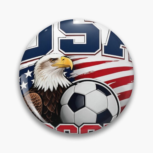 Item preview, USA Soccer Eagle and Flag Patriotic Sports Design designed and sold by DariaOltes.