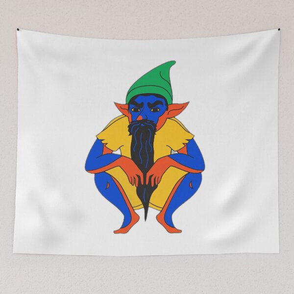 Item preview, Whimsical Colorful Fantasy Gnome Illustration designed and sold by DailyDoodlesBySumbul.