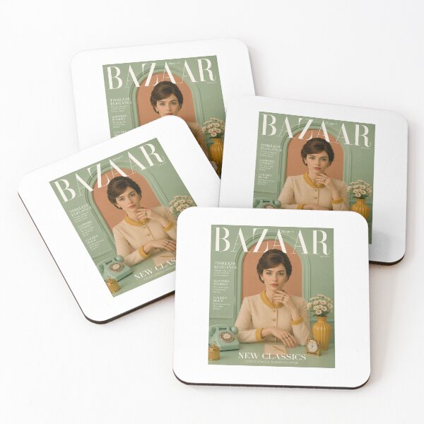 Item preview, Chic Pastel Office – Vintage Fashion Magazine Cover Art designed and sold by marianka91.