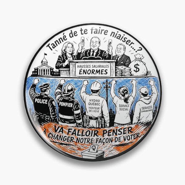Item preview, Québec solidaire - by bleuté designed and sold by Bleuté.