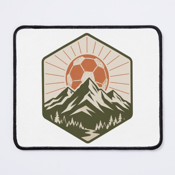 Item preview, Vintage Mountain Soccer Adventure Badge designed and sold by Anne97s.