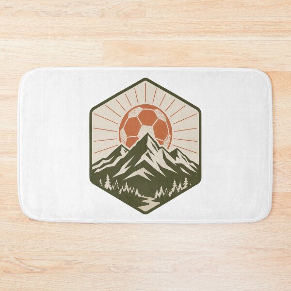 Item preview, Vintage Mountain Soccer Adventure Badge designed and sold by Anne97s.