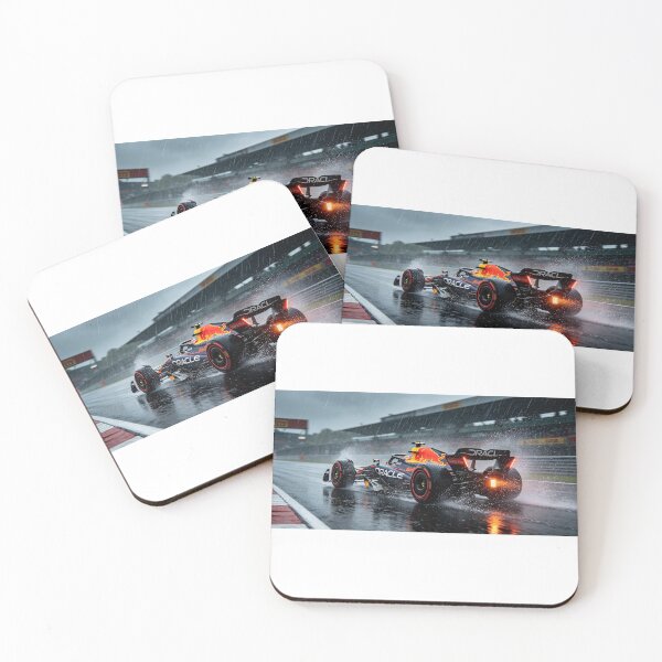 Item preview, Racing car speeding along in the rain designed and sold by carlsmart1.