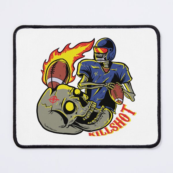 Item preview, Killshot – Skeleton Football Player Graphic T-Shirt designed and sold by FanshopMA.