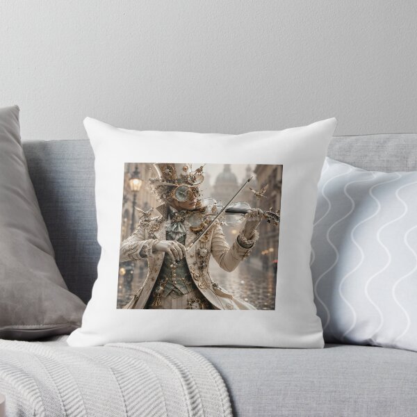 Item preview, he Clockwork Violinist – Steampunk Glass Violin Fantasy Art designed and sold by marianka91.