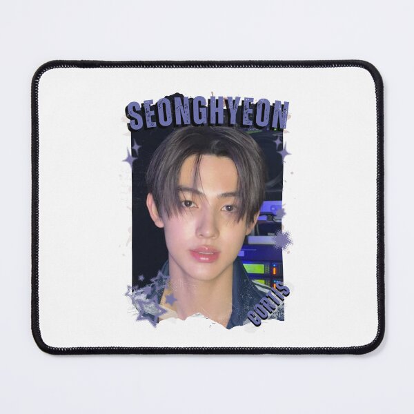 Item preview, CORTISs Seonghyeon Kpop Boy Group Black and White Collage Digital Art Portrait designed and sold by AJUNICE STUDIO.
