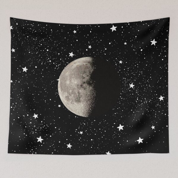 Item preview, The lonely Moon in cosmic silence designed and sold by FahdSpaceArt.