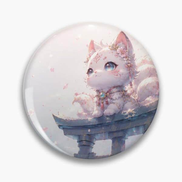 Item preview, Sakura Cat Guardian designed and sold by Lumina-Yokai.