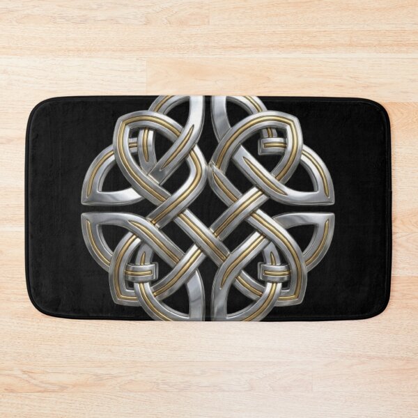 Item preview, Celtic Knot 3D Metal Silver Gold Irish Heritage Heraldic Symbol Design designed and sold by ProjectNoah.