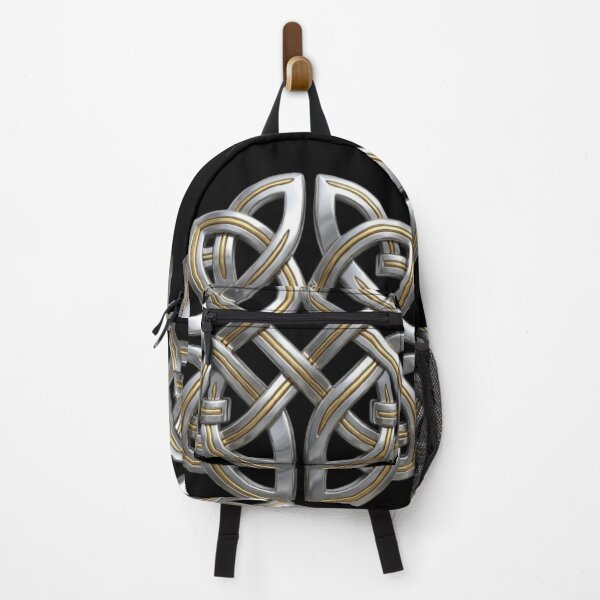 Item preview, Celtic Knot 3D Metal Silver Gold Irish Heritage Heraldic Symbol Design designed and sold by ProjectNoah.