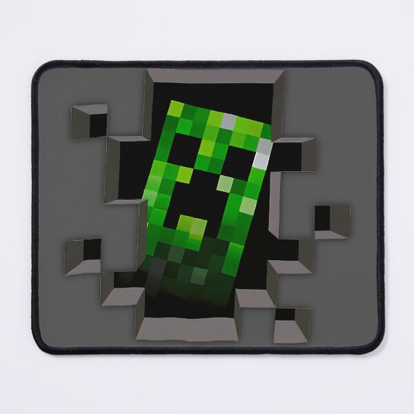 Item preview, Minecraft Creeper Peeking Through Wall - Pixel Fan Art Gaming Design designed and sold by Ruyugu.
