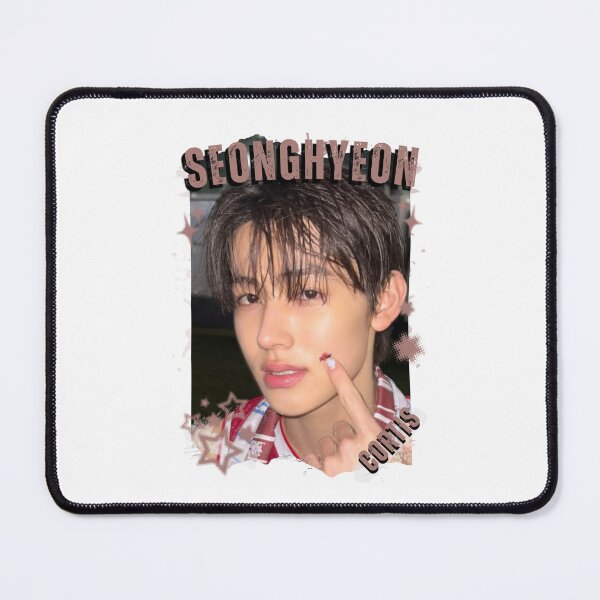 Item preview, CORTISs Seonghyeon Kpop Boy Group Black and White Collage Digital Art Portrait designed and sold by AJUNICE STUDIO.