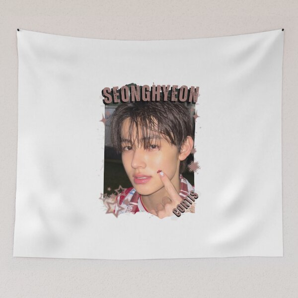 Item preview, CORTISs Seonghyeon Kpop Boy Group Black and White Collage Digital Art Portrait designed and sold by AJUNICE STUDIO.