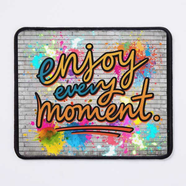 Item preview, Enjoy Every Moment Graffiti Typography designed and sold by Khadigadesings.