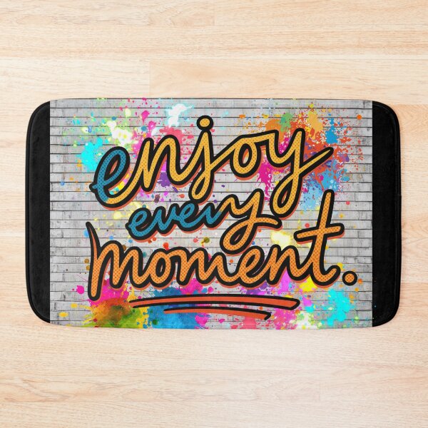 Item preview, Enjoy Every Moment Graffiti Typography designed and sold by Khadigadesings.
