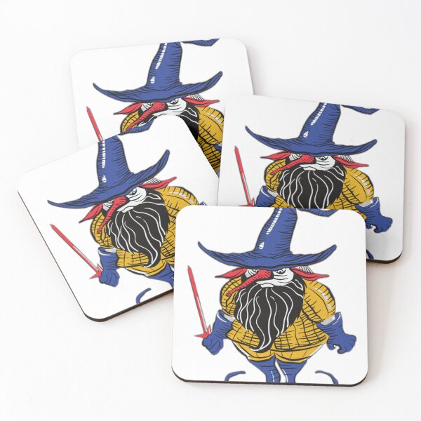 Item preview, Whimsical Fantasy Wizard with Red Staff designed and sold by DailyDoodlesBySumbul.