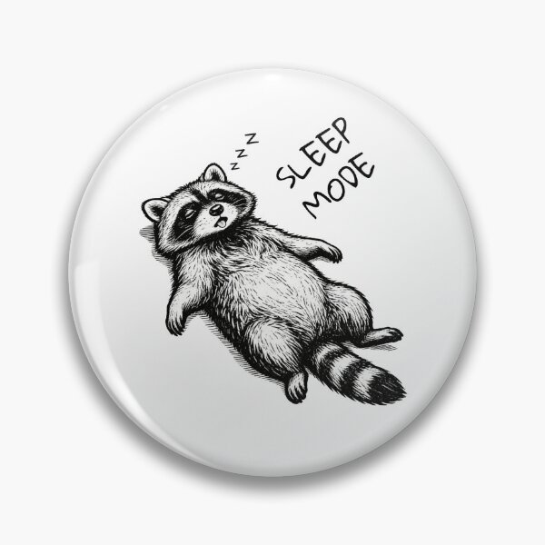 Item preview, Funny Raccoon | Sleep Mode | Burnout Meme designed and sold by moodiecatshop.