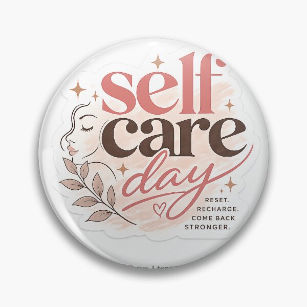 Item preview, Self Care Day Aesthetic Feminine Sticker designed and sold by SomaKind.