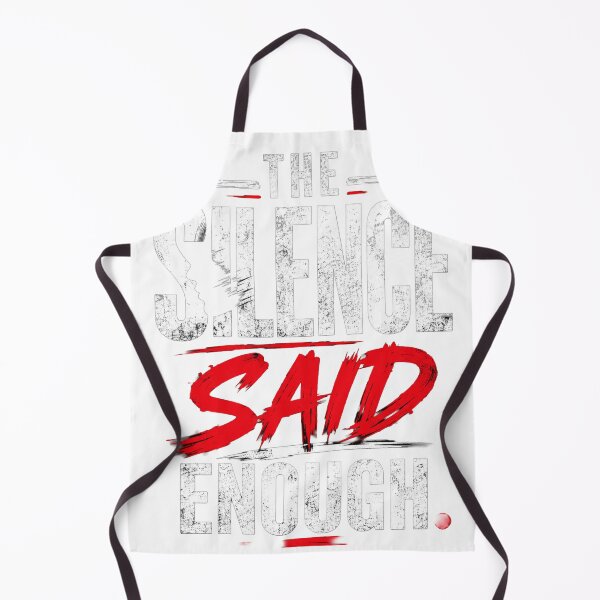 Item preview, The Silence Said Enough – Emotional Typography Quote Design designed and sold by Saraisha Studio.